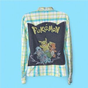 Upcycled Aeropostale button down Shirt Small